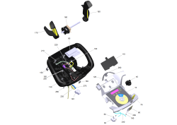 KÄRCHER Professional Ersatzteile Bodenreiniger B 50 W Bp Pack 115Ah+D51 1.533-238.0 Bedienfeld kpl.