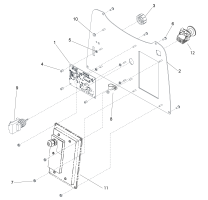 KÄRCHER Professional Ersatzteile Sauger Kira CV 60/1 RS Autonomy 24” OBC Li-ion 1.012-106.0 CONTROL PANEL AUTONOMOUS