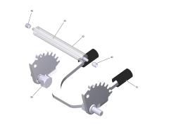 KÄRCHER Professional Ersatzteile Bodenreiniger KIRA B 50 1.533-001.0 Klappe Schlauchklemme unten