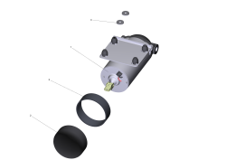 KÄRCHER Professional Ersatzteile Kehrmaschinen KM 105 Baugruppe Wasserpumpe 1.280-140.2