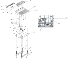 KÄRCHER Professional Ersatzteile Sauger Kira CV 60/1 RS Autonomy 24” OBC Li-ion 1.012-106.0 PLATFORM AUTONOMOUS
