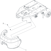 KÄRCHER Professional Ersatzteile Sauger CHARIOT 4 CV 60/1 OBC 1.012-101.0 BUMPER FRONT DELUXE