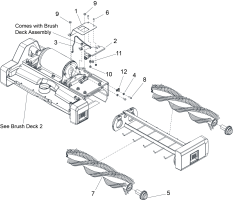 KÄRCHER Professional Ersatzteile Sauger CHARIOT 4 CV 60/1 OBC 1.012-101.0 BRUSH DECK 1