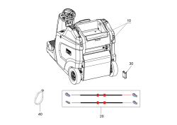 KÄRCHER Professional Ersatzteile Kehrmaschinen KM 100/120 R Bp Pack ABS Rueckleuchte KM 100/120 R Bp 1.280-172.0
