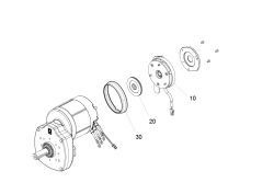 KÄRCHER Professional Ersatzteile Bodenreiniger KIRA B 50 1.533-001.0 Fahrmotor Ersatz