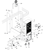 KÄRCHER Professional Ersatzteile Hochdruckreiniger Heisswasser KARCHER SGP-403537E CAL 1.110-083.0 CONTROL PANEL