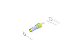 KÄRCHER Professional Ersatzteile Hochdruckreiniger Kaltwasser HD 5/11 EX Plus Classic EU 1.520-801.0 Ueberstroemer kpl. D6,0 PUR