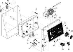 KÄRCHER Professional Ersatzteile Hochdruckreiniger Heisswasser HDS 5.0/35 LFT 1.110-103.0 Control Panel