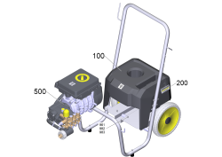 KÄRCHER Professional Ersatzteile Hochdruckreiniger Kaltwasser HD 17/15-4 S Classic 1.367-404.0 Einheit HD 17/15-4 S Classic