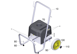 KÄRCHER Professional Ersatzteile Hochdruckreiniger Kaltwasser HD 17/15-4 S Classic 1.367-404.0 Plattform HD-S Classic