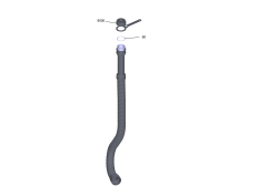 KÄRCHER Professional Ersatzteile Bodenreiniger B 260 RI Bp Pack Dose+SB+R120 1.480-256.0 Ablassschlauch kpl. oelfest DN50