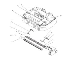 KÄRCHER Professional Ersatzteile Bodenreiniger PROD ASSEMBLY MACHINES 1.008-061.0 Deck Brush Mount