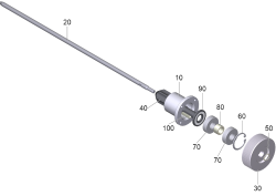 KÄRCHER Professional Ersatzteile Bodenreiniger B 260 RI Configuration 1.480-250.2 Lagerung Buerste kpl.
