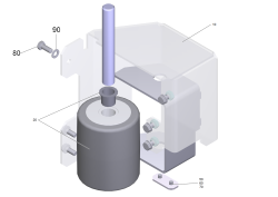 KÄRCHER Professional Ersatzteile Bodenreiniger B 260 RI Configuration 1.480-250.2 Abweiser rechts kpl.