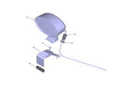 KÄRCHER Professional Ersatzteile Bodenreiniger B 260 RI Configuration 1.480-250.2 Spotlight blau vorne B260RI