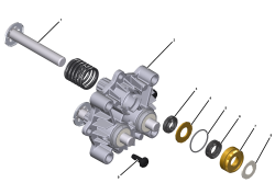 KÄRCHER Professional Ersatzteile Hochdruckreiniger Heisswasser HDS  2.2/12 Ed 1.109-151.0 Kolben Fuehrung EVO 2.2/12 Ed