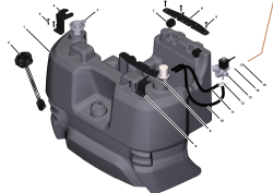 KÄRCHER Professional Ersatzteile Hochdruckreiniger Heisswasser HDS  2.2/12 Ed 1.109-151.0 Kraftstoff Tank EVO Small