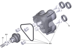 KÄRCHER Ersatzteile Hochdruckreiniger K 5 Premium Smart Control Flex *EU 1.324-675.0-A Zylinderkopf kpl. TPump SCR