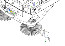 KÄRCHER Professional Ersatzteile Bodenreiniger B 260 RI Configuration 1.480-250.2 ABS Spruehduese B 260