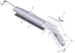 KÄRCHER Ersatzteile Hartflächenreiniger FC 8 Smart Signature Line *EU 1.055-711.0 Handgriff Stiel kpl. FC 8