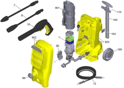 KÄRCHER Ersatzteile Hochdruckreiniger K 3 Classic *EU 1.676-220.0-A K 3 Classic *EU