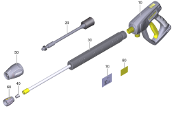 KÄRCHER Professional Ersatzteile Hochdruckreiniger Kaltwasser HD 4/10 X Plus Classic EU 1.520-998.0 Zubehoer