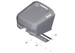 KÄRCHER Professional Ersatzteile Kehrmaschinen KM 70/20 C 2SB Kehrbehaelter kpl. 1.517-131.0