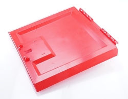 WOLF-Garten Ersatzteile SCHUTZKLAPPE KPL. ROT (ABS)