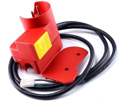 Ersatzteile WOLF-Garten Elektro Rasenmäher ohne Antrieb 2.32 E-1 Typ: 4905003 Serie A (2006) Holm Schalter-Typ92 kpl./CH (RAL 30