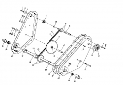 Ersatzteile MTD Motorhacke Gartentiller 5 Typ: 215-3200  (1985) Kettenkasten 