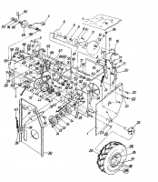 Ersatzteile Blizzard Schneefräsen N 10-66 L Typ: 315-8610  (1985) Fahrantrieb, Räder