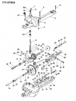 Ersatzteile Novotrac Rasentraktoren NOVO SUPER 110 SL Typ: 135-6821 (1985) Getriebe