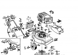 Ersatzteile Golf Elektromäher Golf HEL Typ: 02881.05  (1985) Grundgerät