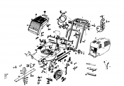 Ersatzteile Gutbrod Motormäher mit Antrieb HB 45 R Typ: 02627.03  (1985) Grundgerät