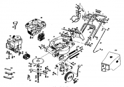 Ersatzteile Gutbrod Motormäher mit Antrieb HB 55 R Typ: 02882.01  (1985) Grundgerät