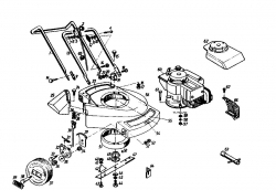 Ersatzteile Gutbrod Motormäher 135 BL 4 T Typ: 02869.04  (1985) Grundgerät