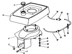Ersatzteile Gutbrod Balkenmäher BM 100-2/G Typ: 07507.02  (1985) Tank