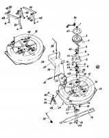 Ersatzteile Columbia Rasentraktoren 110/760 HA Typ: 135-6220  (1985) Mähwerk C (30/76cm)