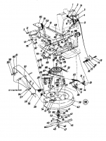 Ersatzteile Columbia Rasentraktoren RD 10/660 SL Typ: 136-5290 (1986) Mähwerk 26"/66cm