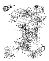 Ersatzteile Novotrac Rasentraktoren NOVOTRAC 111 Typ: 136-6991  (1986) Fahrantrieb
