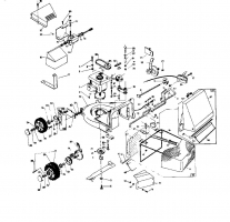 Ersatzteile Rotaro Motormäher mit Antrieb ROTARO  55 S Typ: 186-0158  (1986) Grundgerät