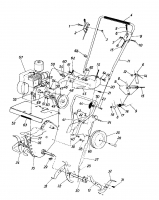 Ersatzteile MTD Motorhacke Gartentiller 3 Typ: 216-0300  (1986) Grundgerät 