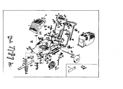 Ersatzteile Gutbrod Motormäher HB 45 Typ: 02867.04  (1986) Grundgerät