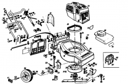 Ersatzteile Gutbrod Motormäher HB 46-2 T Typ: 02866.06  (1986) Grundgerät