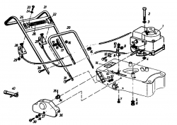 Ersatzteile Gutbrod Schneeräumer SR 800 Typ: 02888.01  (1986) Holm