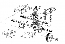 Ersatzteile Gutbrod Motormäher mit Antrieb HB 55 REL Typ: 02882.02  (1986) Getriebe