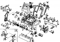Ersatzteile Gutbrod Elektrovertikutierer VE 35 Typ: 02645.09  (1986) Grundgerät