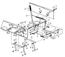 Ersatzteile Super Rasentraktoren Super 111 N Typ: 137-6370 (1987) Mähwerksaushebung
