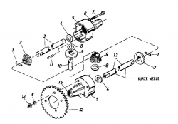 Ersatzteile Columbia Rasentraktoren RD 11/660 Typ: 137-5240 (1987) Differential