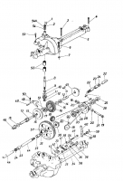 Ersatzteile Columbia Rasentraktoren 110/760 HA Typ: 136-6220 (1986) Getriebe